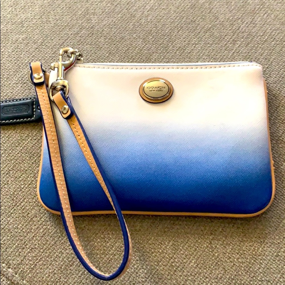 Ombré Coach Wristlet